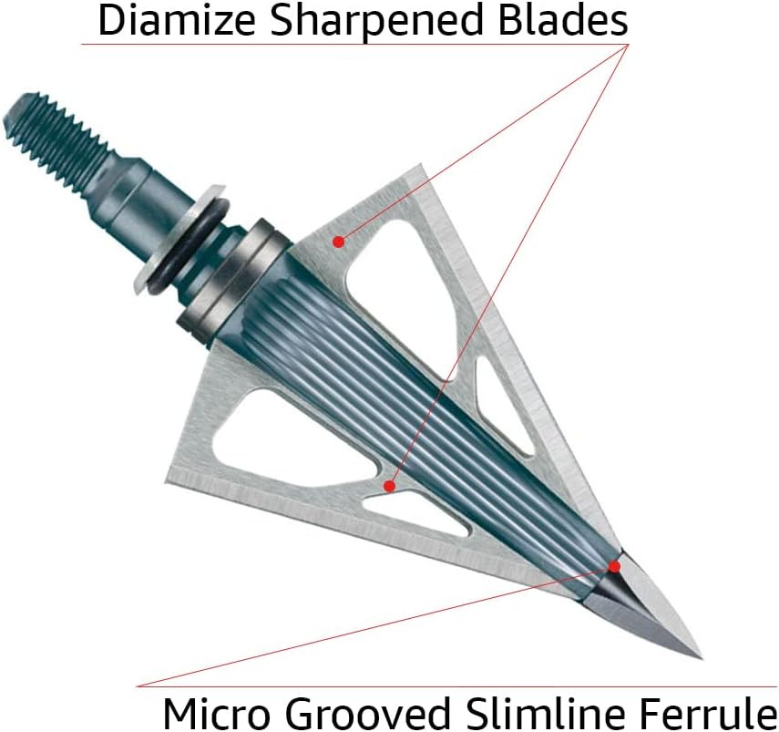 NAP Thunderhead Hunting Micro Grooved Ferrule Diamize Sharpened Fixed Blade 5 Pi