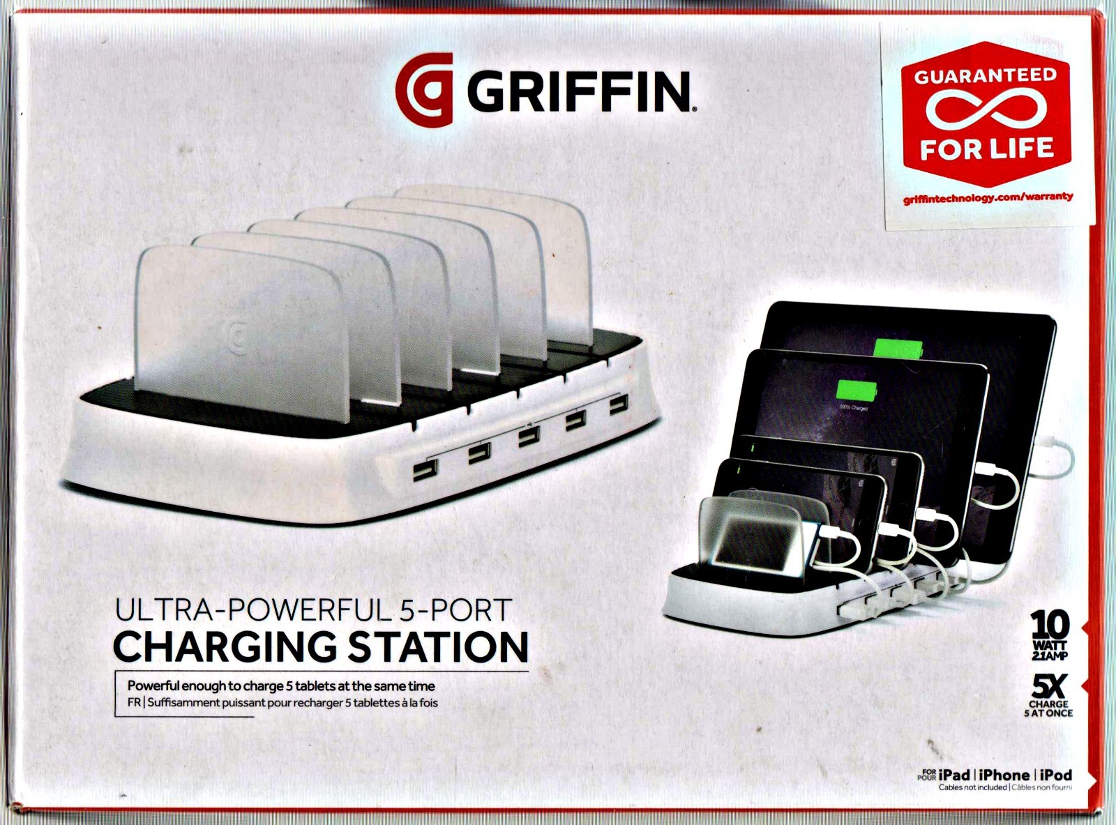 Griffin PowerDock 5-Port Charging Station: Brand New: Open Box: Free Shipping