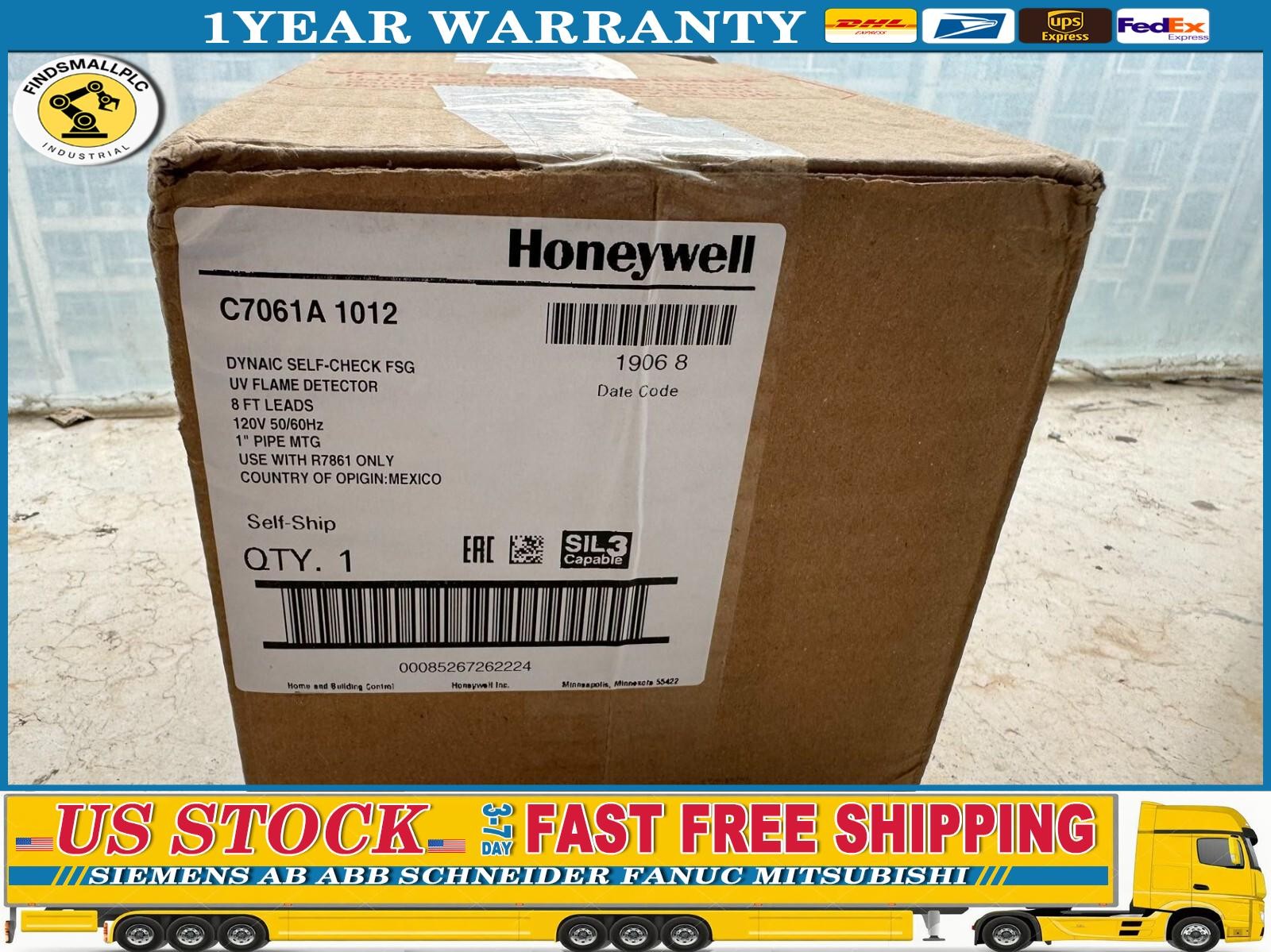 New In Box Honeywell C7061A1012 UV Detection Flame Detector