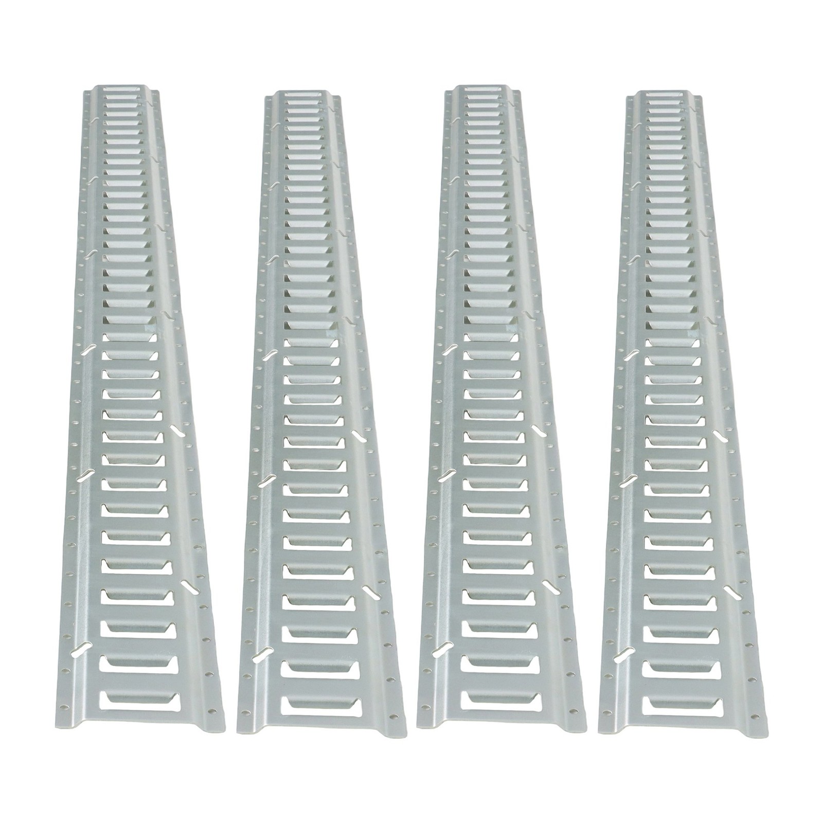 For Vans Trailers Silver 4 PCS 6' E Track Tie Down Rail Kit Carbon Steel