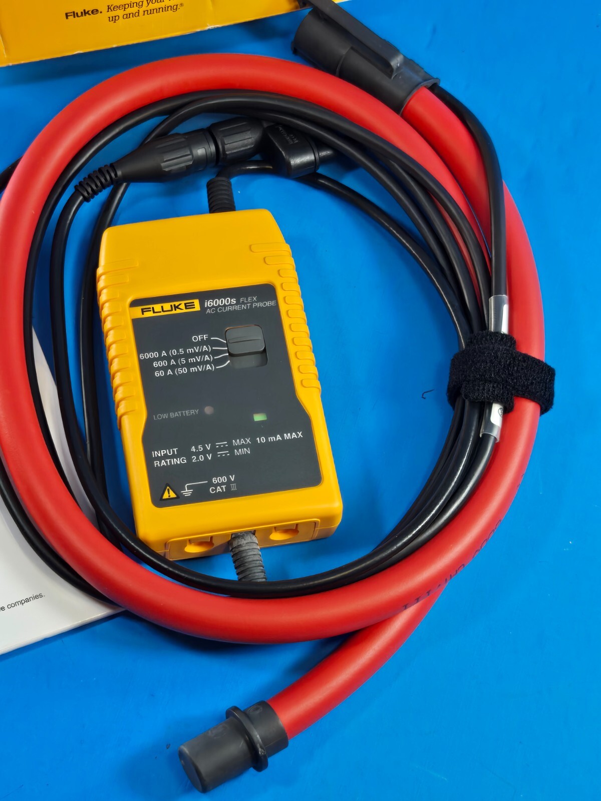 Fluke i6000s Flex-36 Flexible AC Current Probe , New