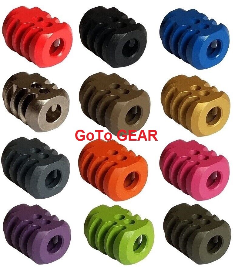 Muzzle Brake For GLOCK 9mm and .40 CAL Fits 1/2x28 or 9/16x24