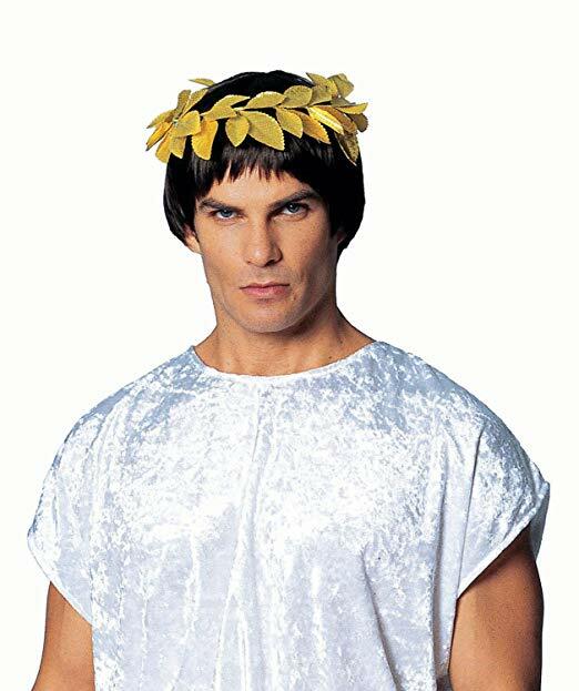 Costume Culture Roman Greek God Wreath Gold Halloween Costume Accessory 322313