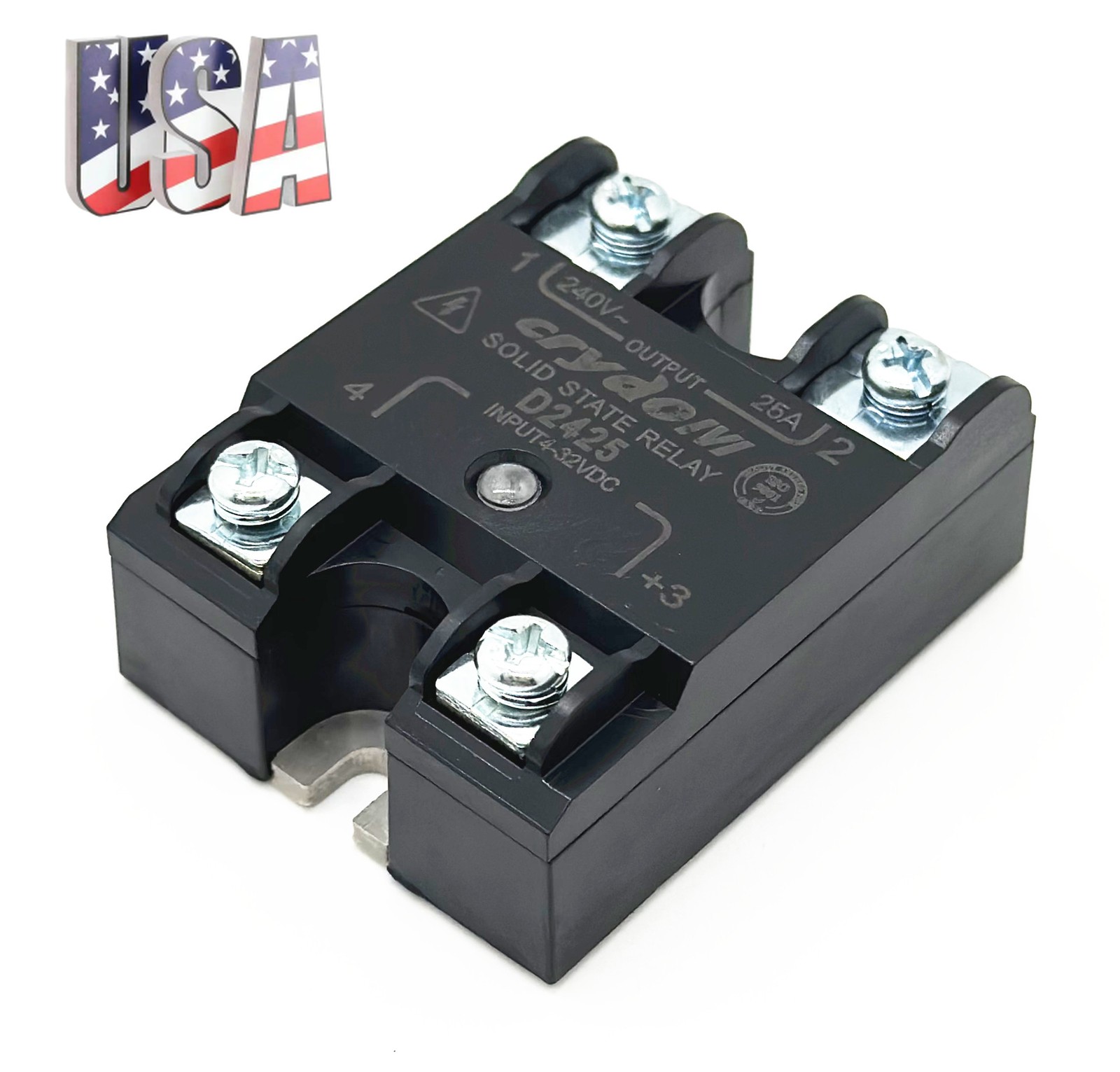 1PCS NEW CRYDOM solid state relay D2425 25A 240V~ 4-32VDC