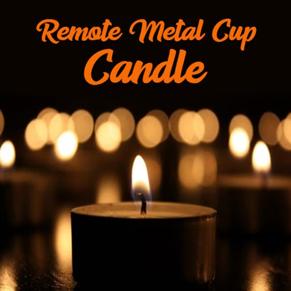 Remote Tea Cup Candle Bizarre Magic Mentalism Tricks