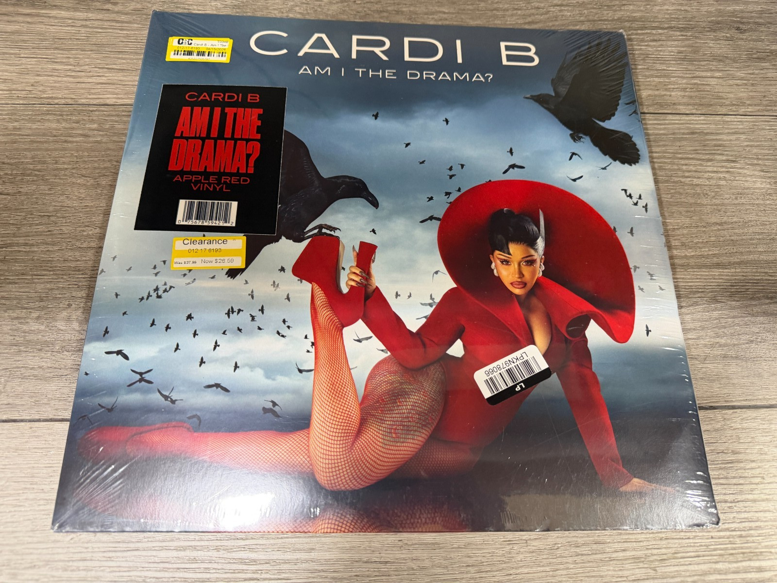 CARDI B “am i the drama?” Apple Red Vinyl NEW SEE DESCRIPTION