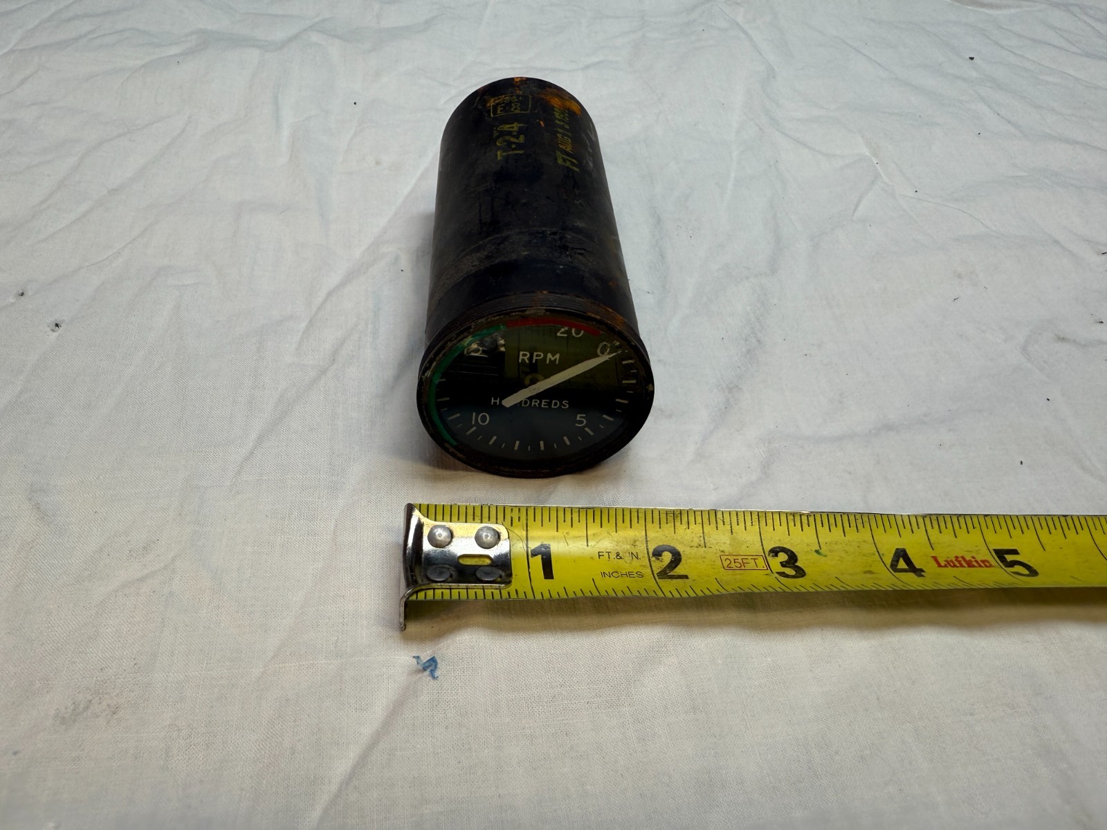 GE Tachometer Indicator 8DJ81-BAC 2000 RPM 1961