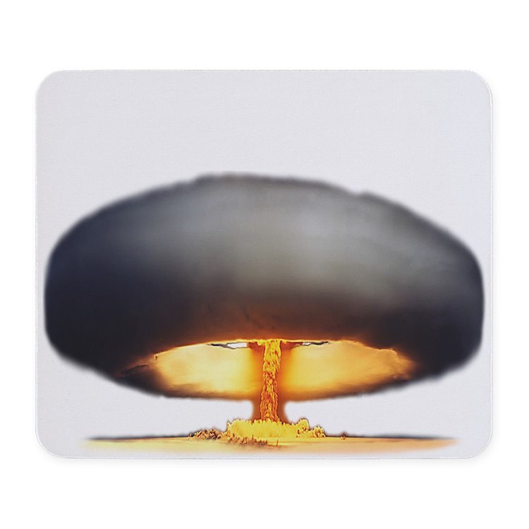 CafePress Nuclear Explosion Mousepad (634014124)