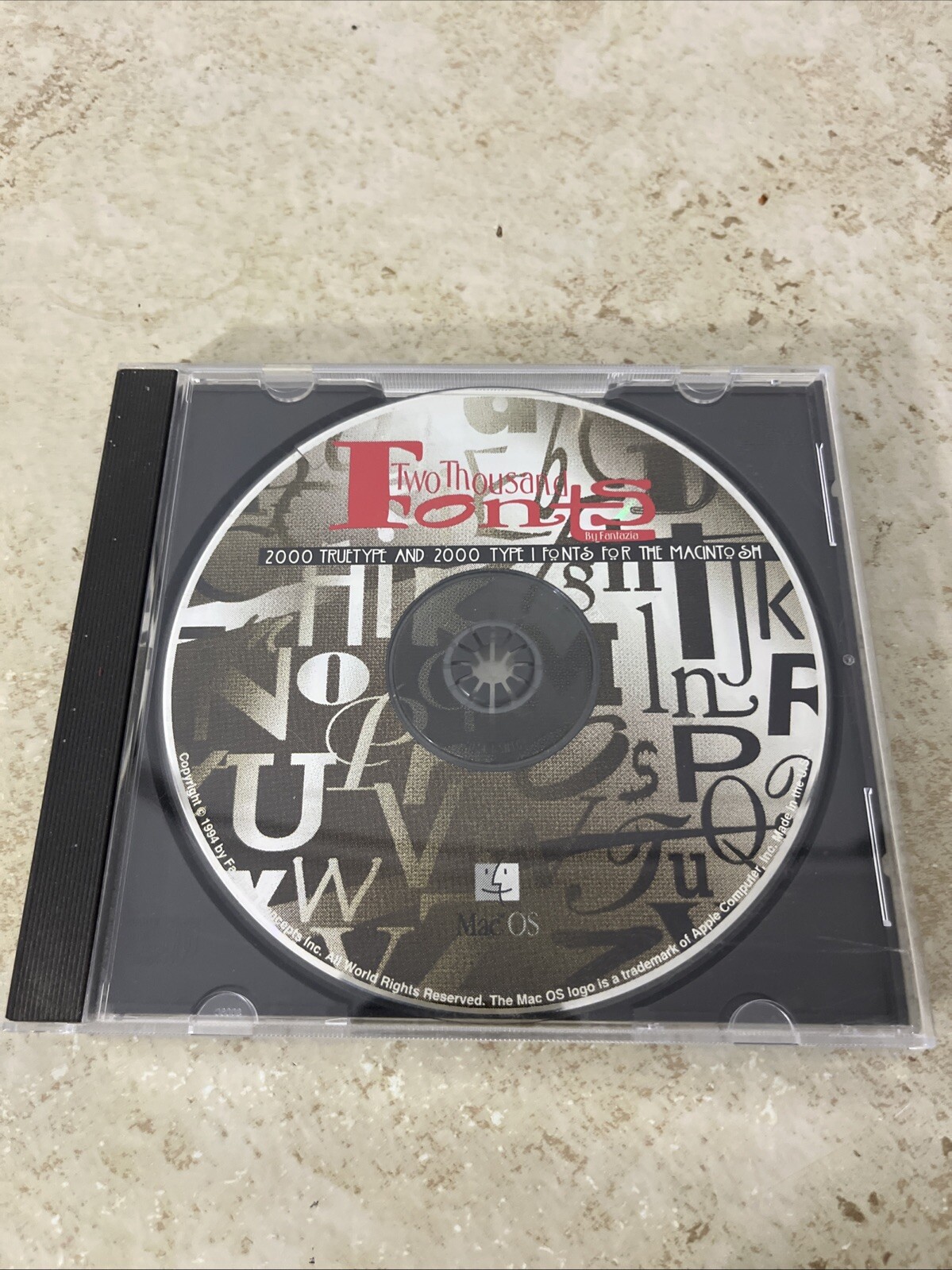 Two Thousand Fonts Fantazia Concepts 1994 CD-ROM