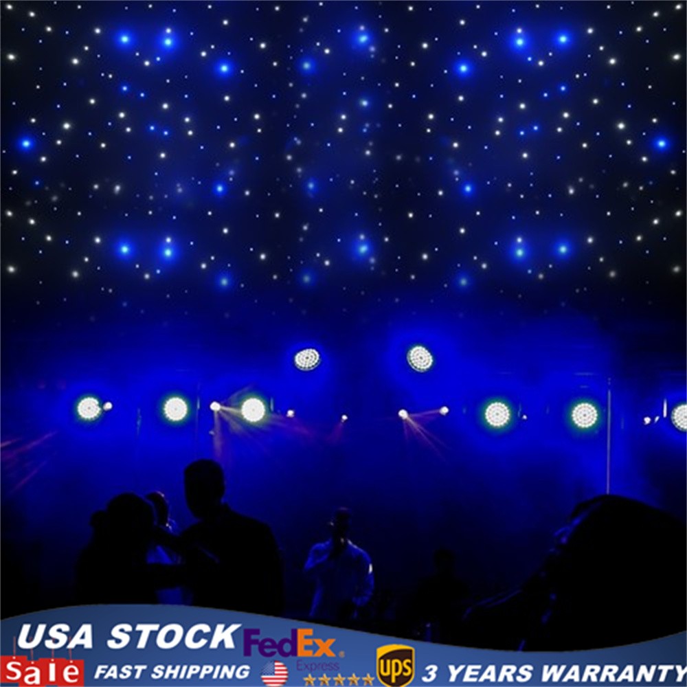 20x10FT DMX512 LED Star Stage Backdrop Curtain Background Starry Sky +Controller