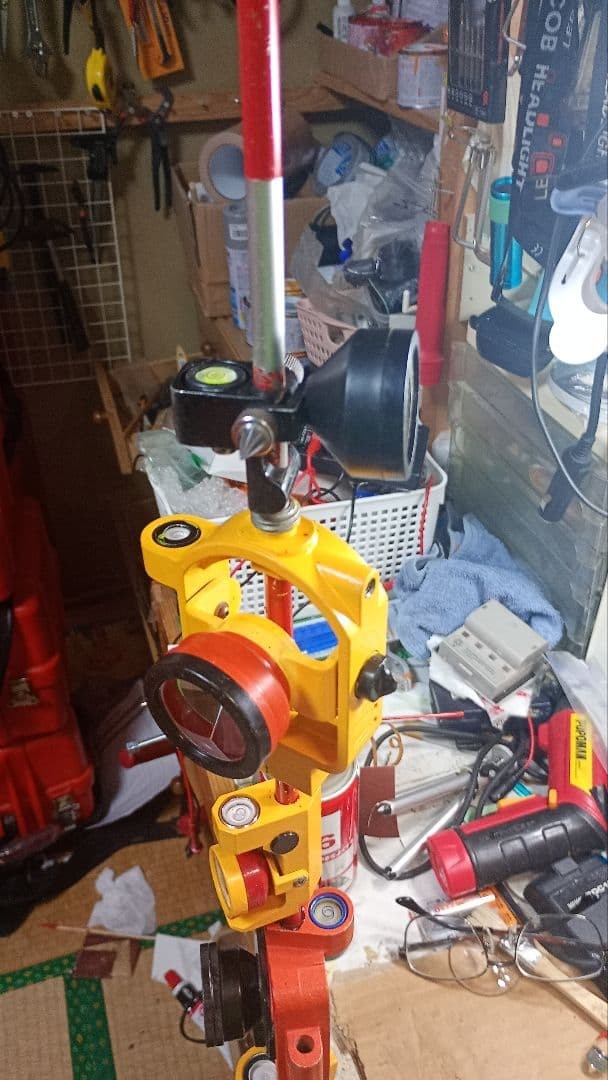 Surveying equipment Topcon 1.5 inch PRism with tilt part holder Operation