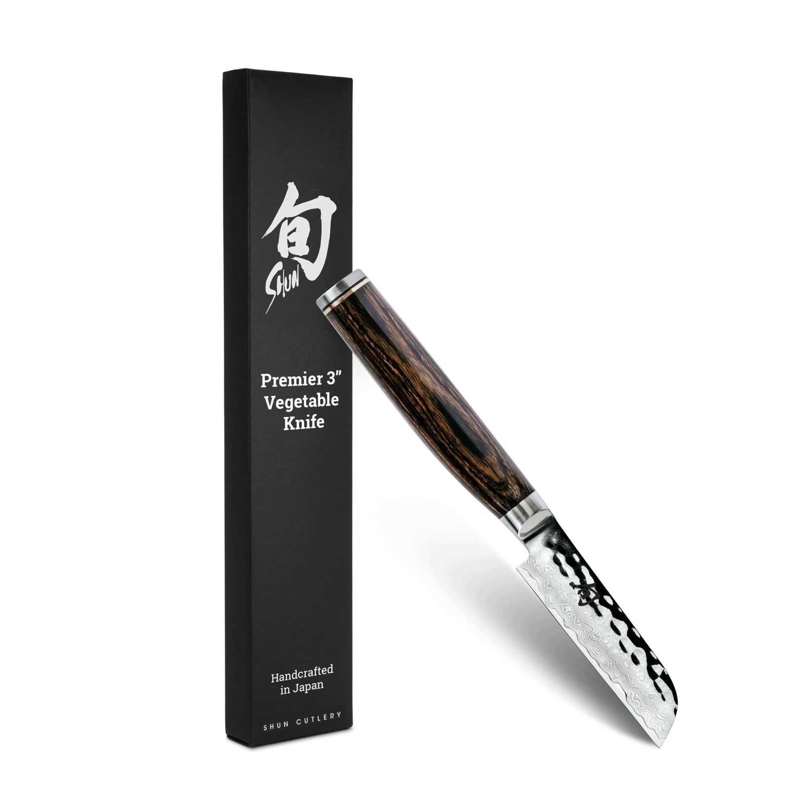 Shun Premier 3" Vegetable Knife, Handcrafted Japanese Knife, VG-MAX Core with...