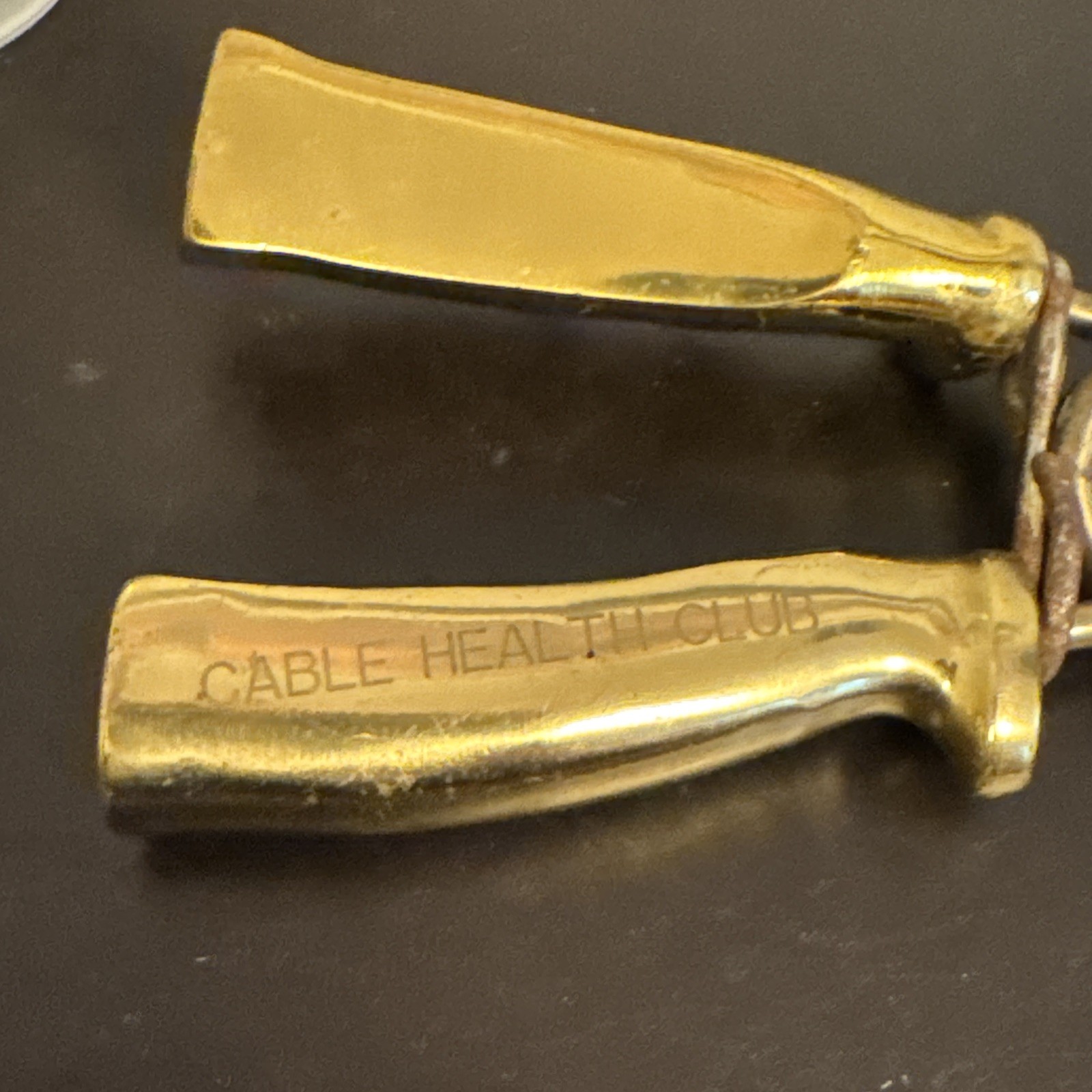 Vintage Solid Brass Exercise Hand Grip Hand Strengthen Exercise Gripper Spring
