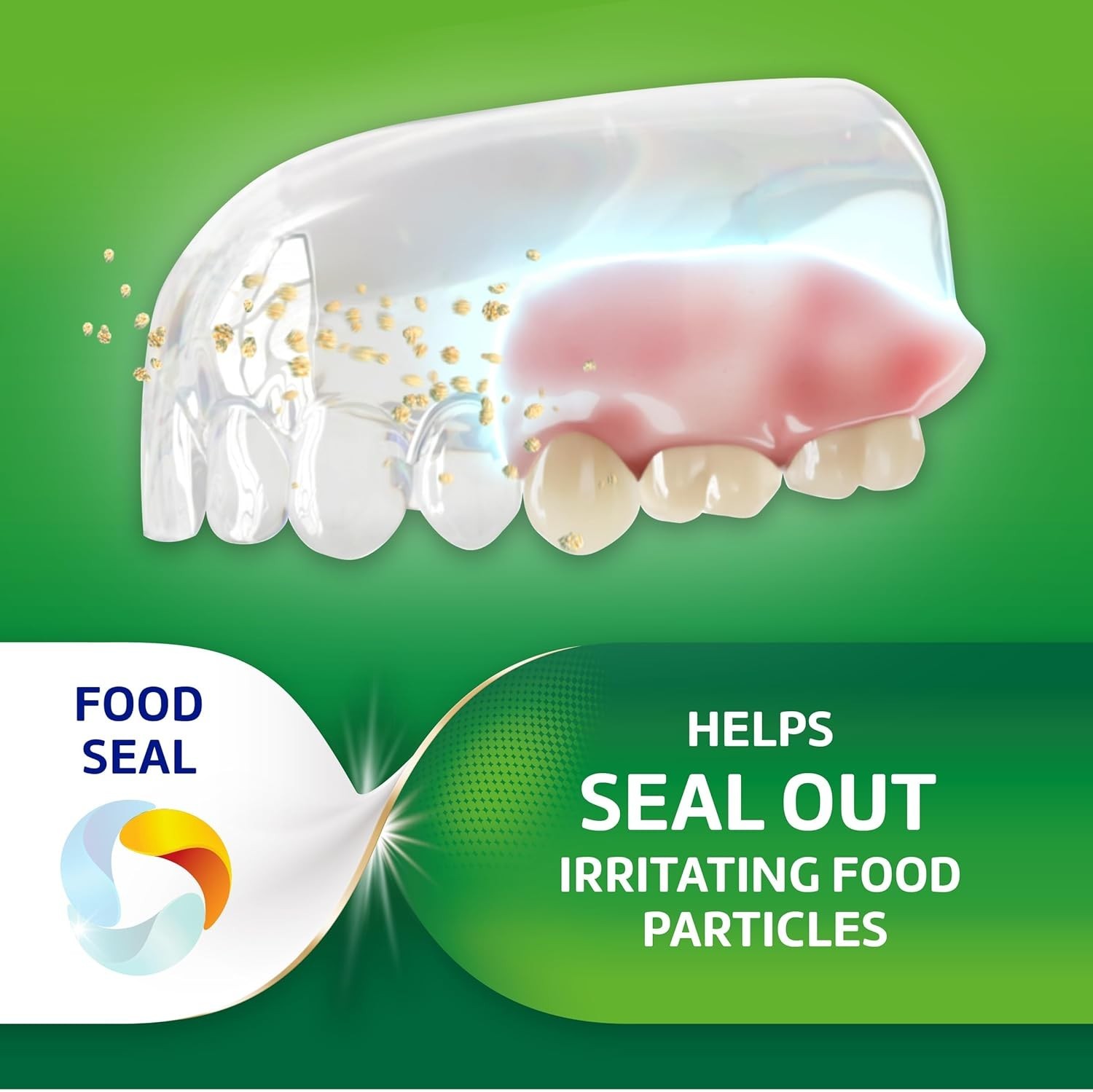 Super Poligrip Zinc Free Denture & Partials Adhesive Cream, 2.4 ounce Pack of 4