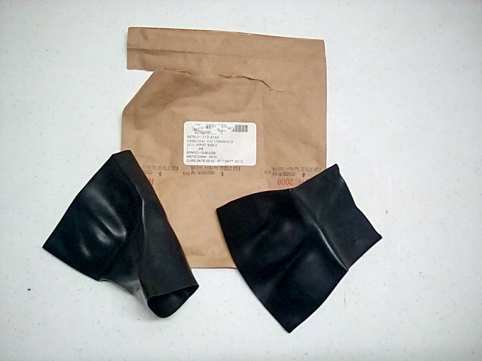 Anti Exposure Flyer's Rubber Wrist Seal US Military Surplus 2 Pairs (4pc)