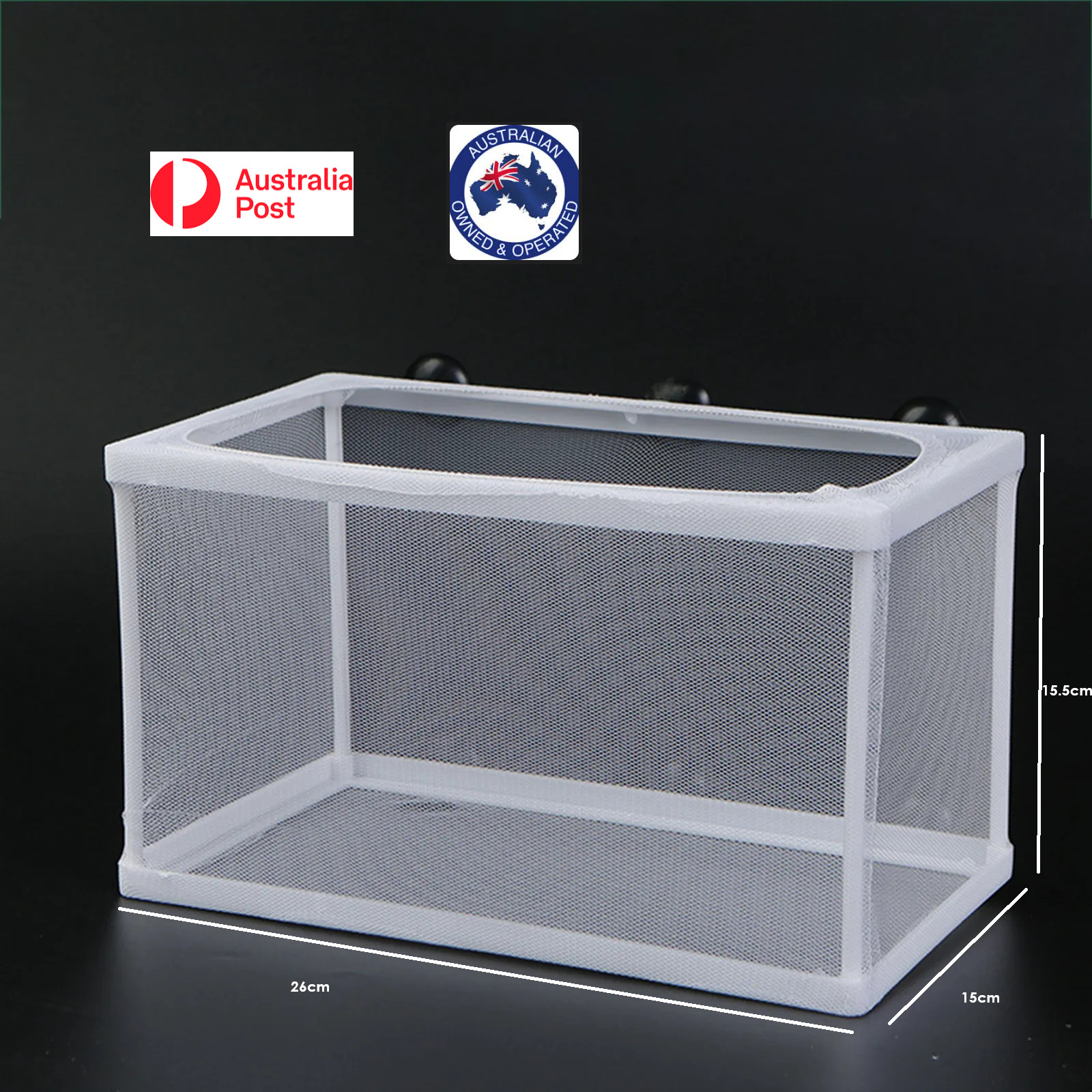Aquarium Fish Tank Guppy Breeding Baby/Fry/Newborn Net Trap Hatchery Box Isolati