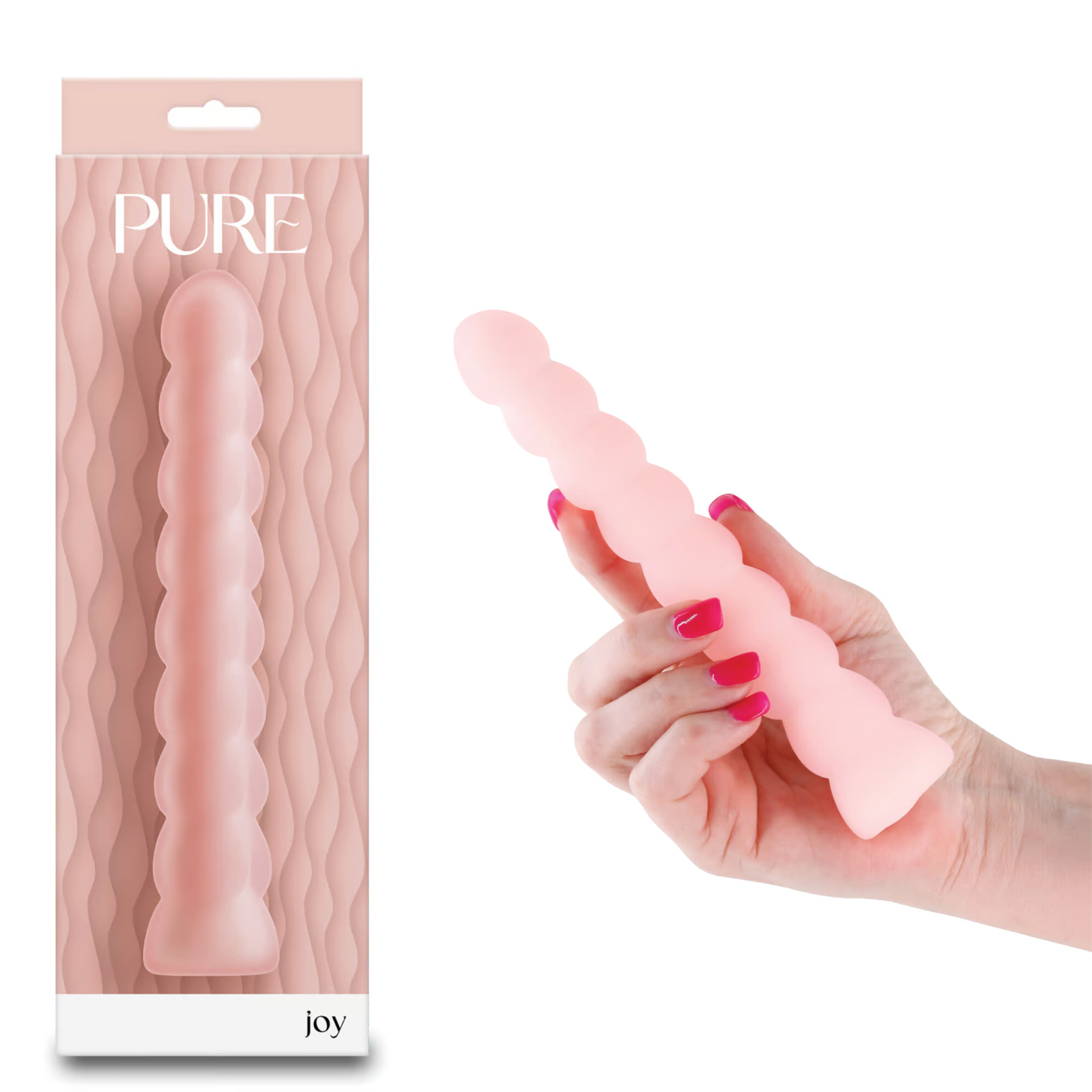 Rechargeable Silicone Ribbed G-spot Clit Vibrator Powerful Multi-speed Vibe