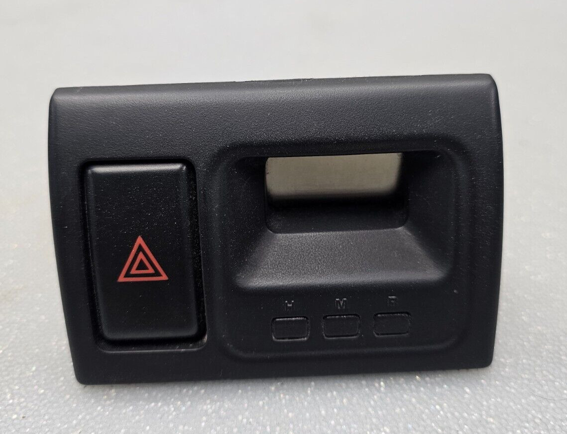 🔥98-02 Honda Accord Center Dash Clock W/Hazard Switch Board Digital Button OEM