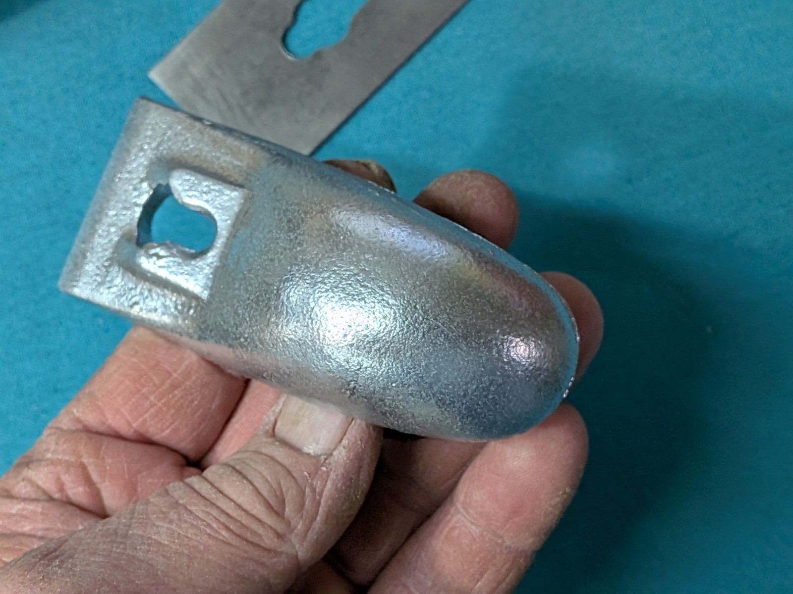 Vintage RED DIAMOND Block Plane 7-1/4" Hefty Feel Modified Paint