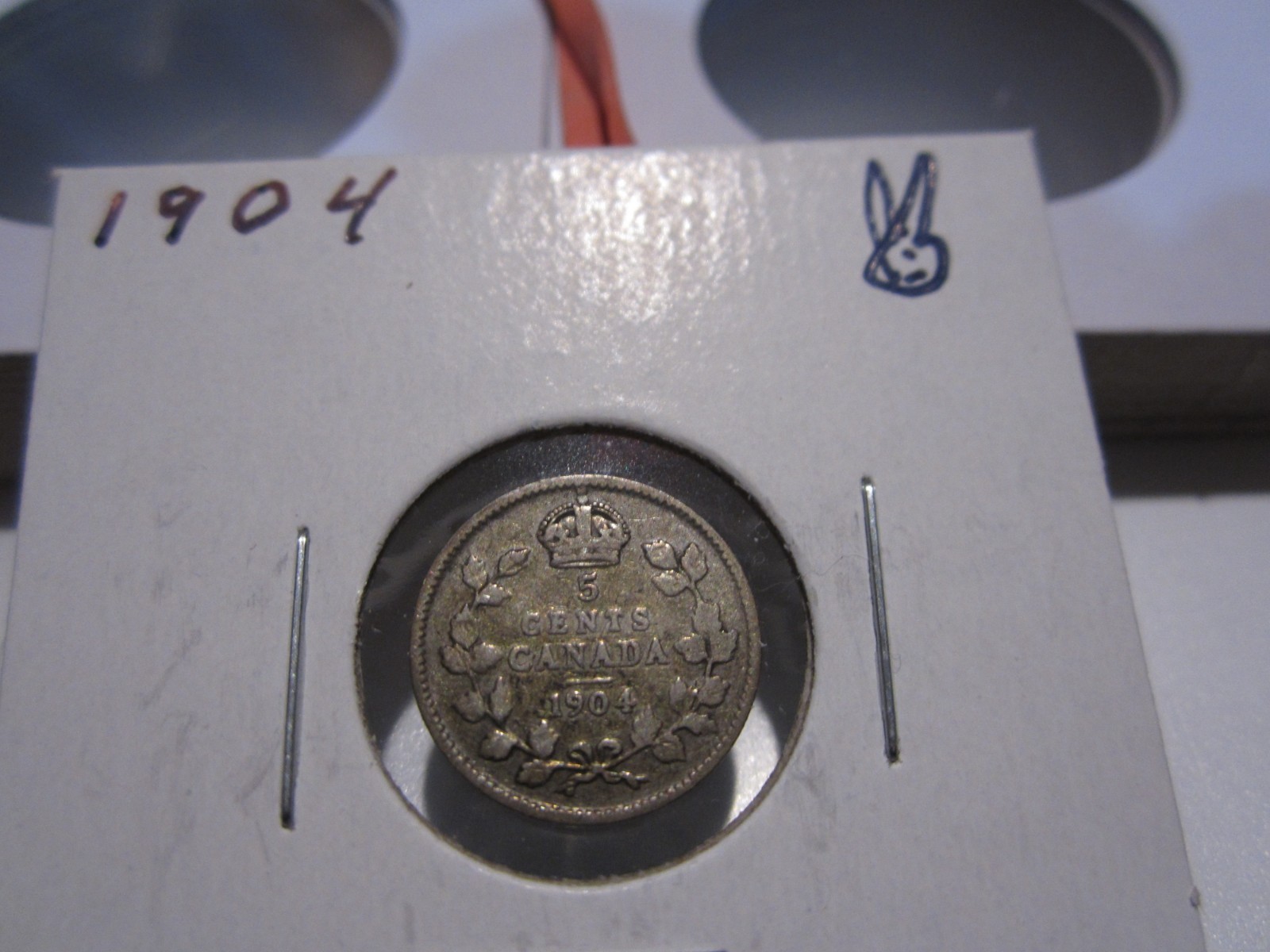1904 - Canada 5 cent - Silver Canadian nickel
