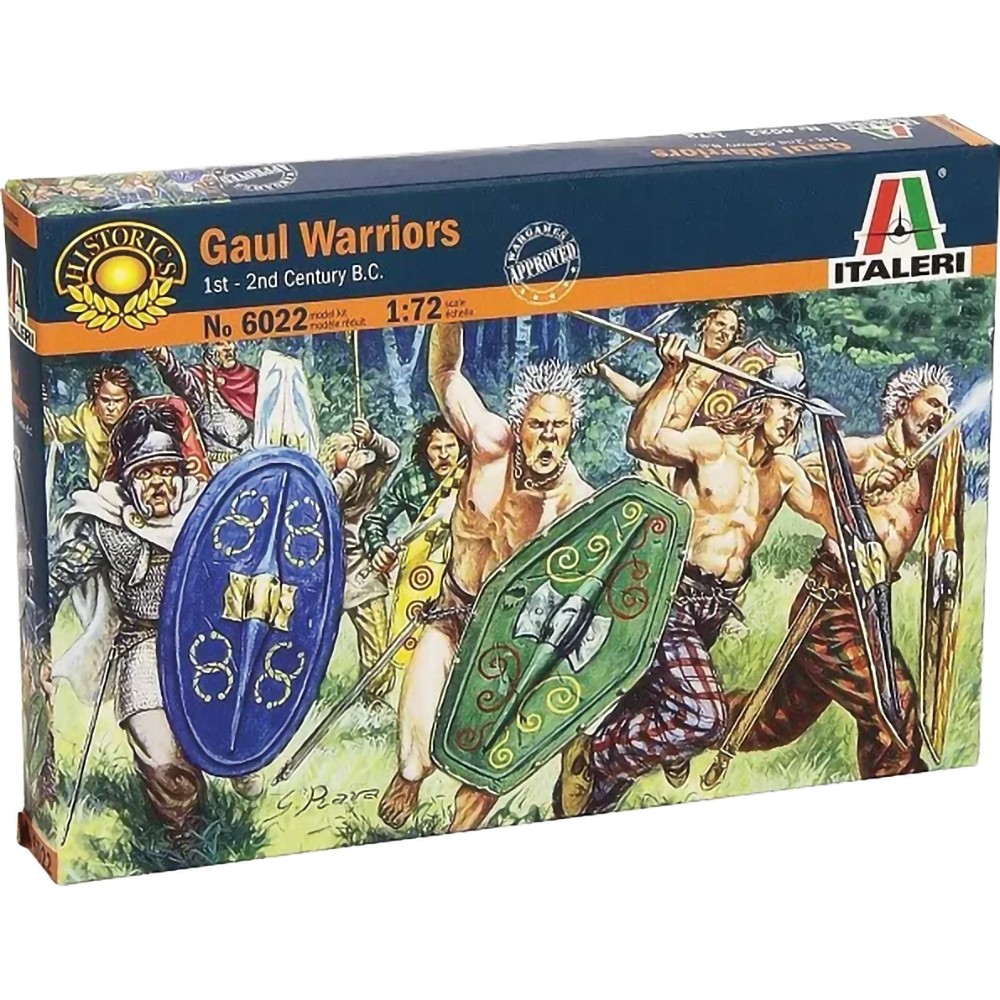 Gauls Warriors (I-II Century B.C.) 1/72 Plastic Figure Set Italeri (6022)