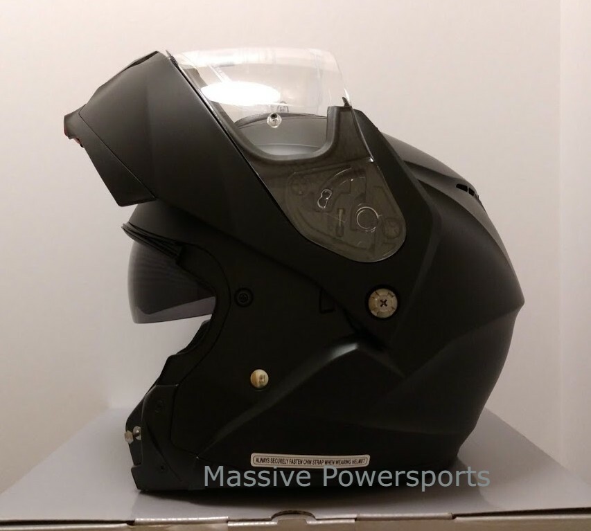 HJC C91 Motorcycle Helmet Matte Black XXX 3X 3XL XXXL Modular Sunscreen C-91