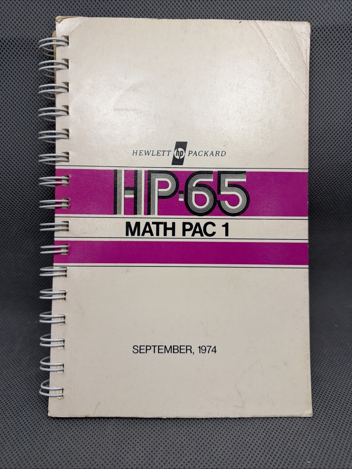 HP-65 Math Pac 1 Manual