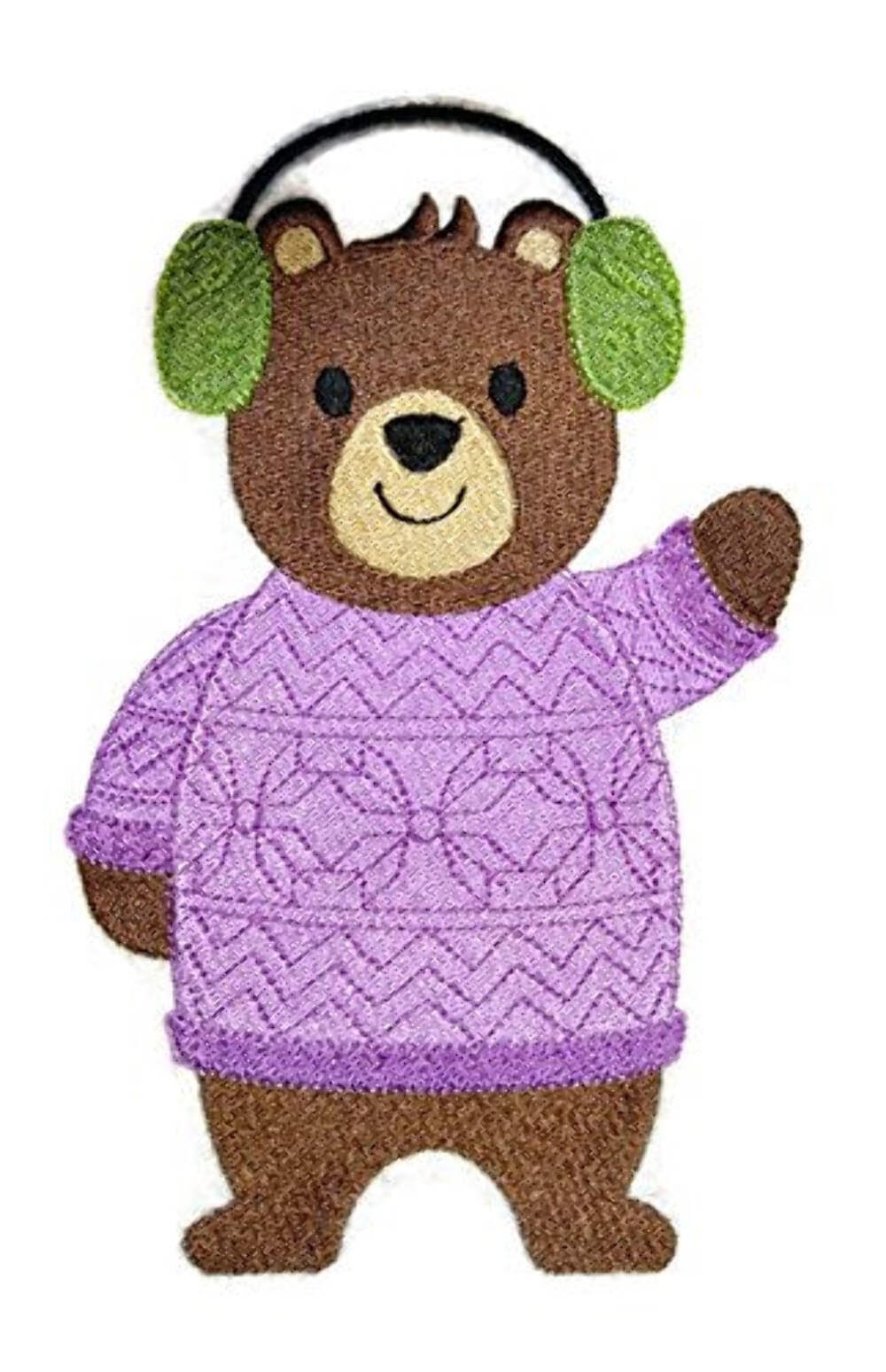 Nature Weaved in Threads, Amazing Baby Animal Kingdom [ Patchwork Pals - Bear] [