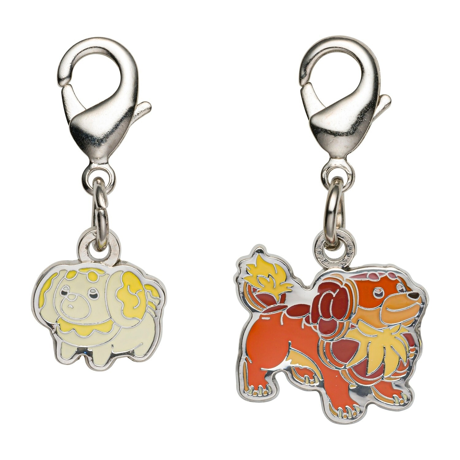 Pokemon Center National Zukan Metal Charm 926 927 Fidough Dachsbun Paldea