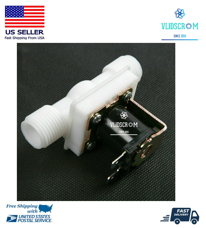 1/2 Solenoid Valve NC Water Control Inlet Valve DC 12V 24V AC 110V