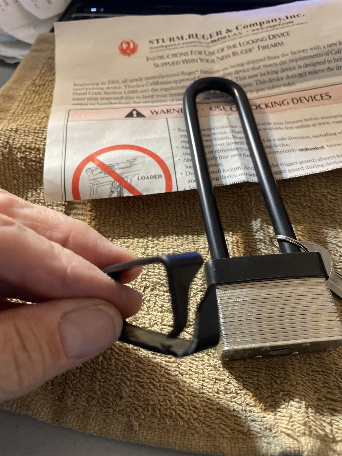 Ruger Gun Lock 5050