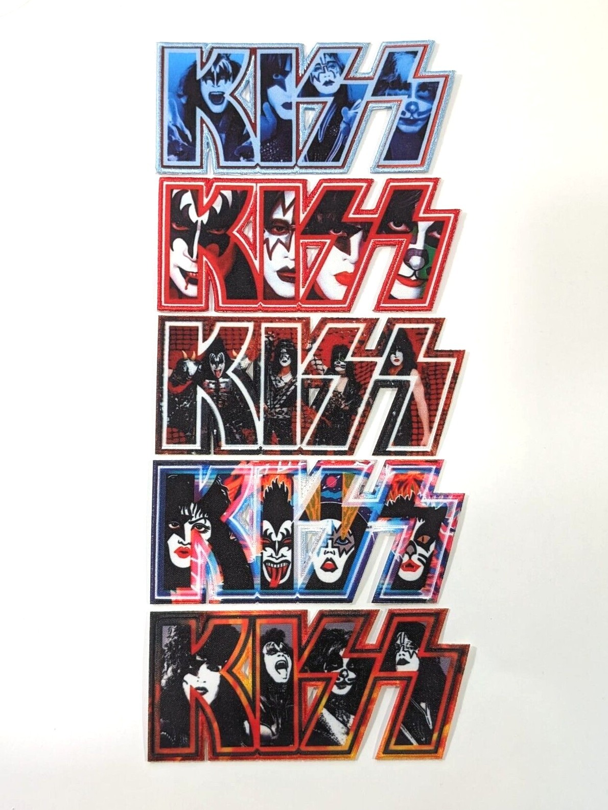 Kiss Rock N Roll Members Premium Quality Patch Rock Music Band Heavy Metal Badge