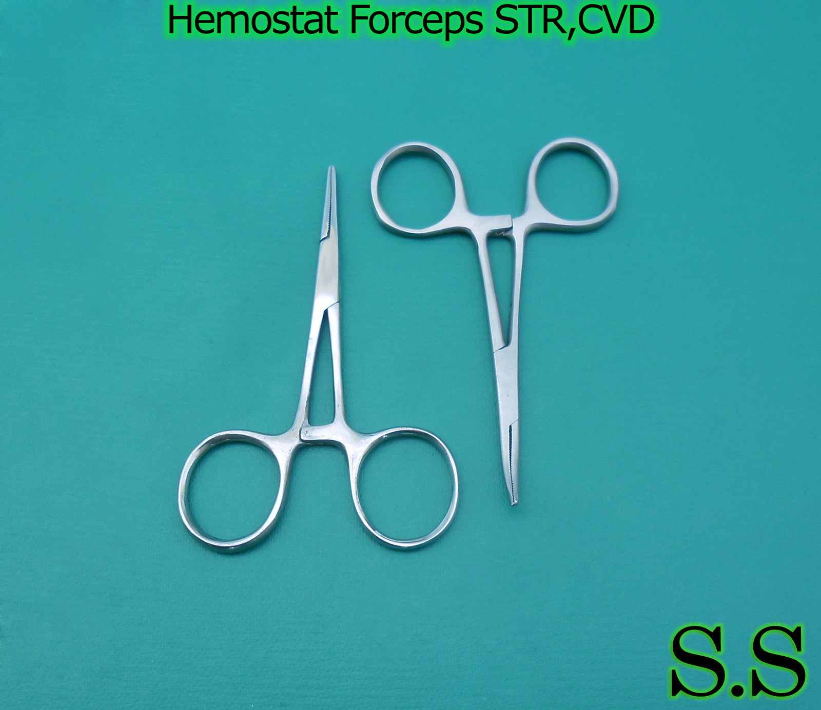 HEMOSTATS / LOCKING FORCEPS 3-1/2" 2 curved 2 straight