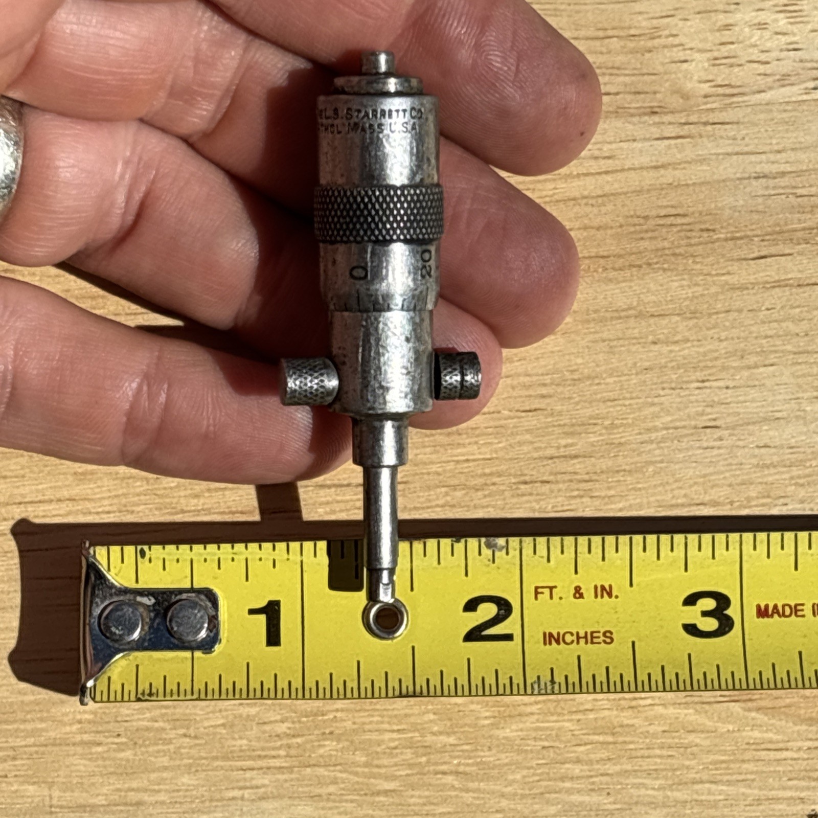 L S Starrett Inside Micrometer Vintage Antique