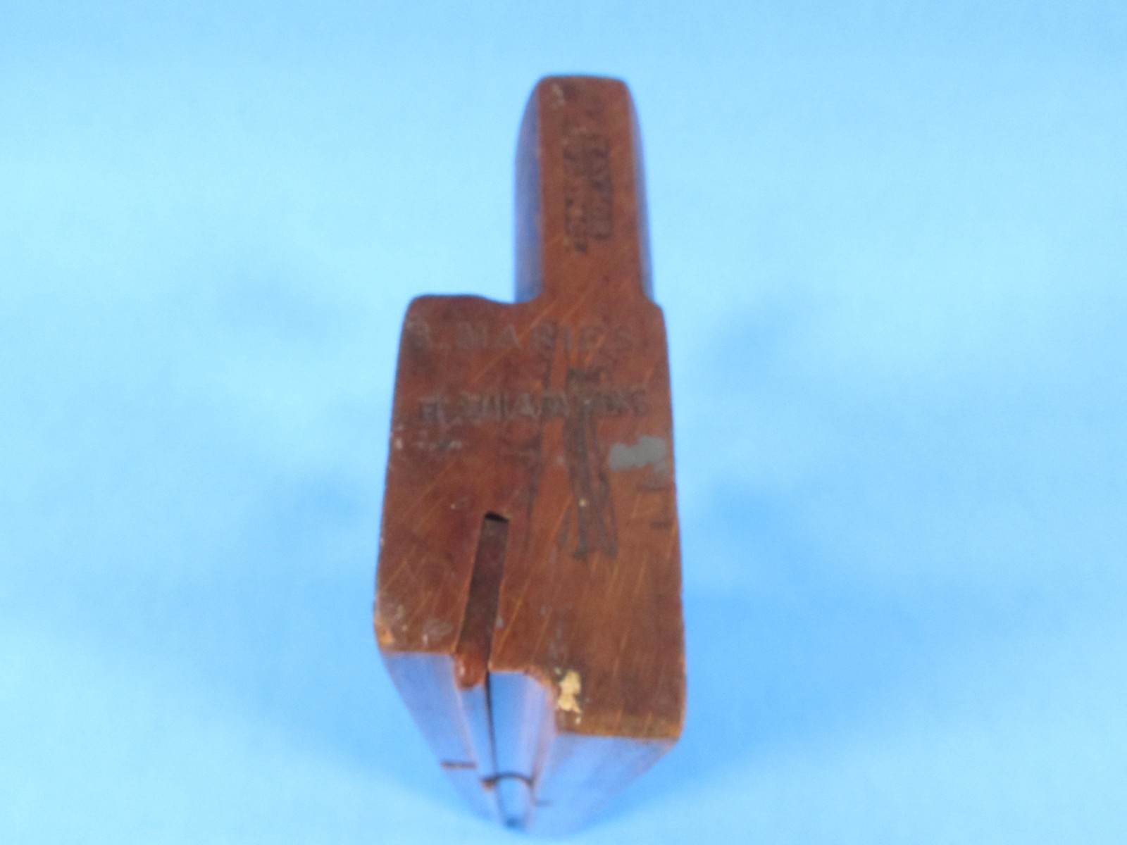 Taylor Liverpool England 3/8" boxed side bead wood molding plane 1790-1853