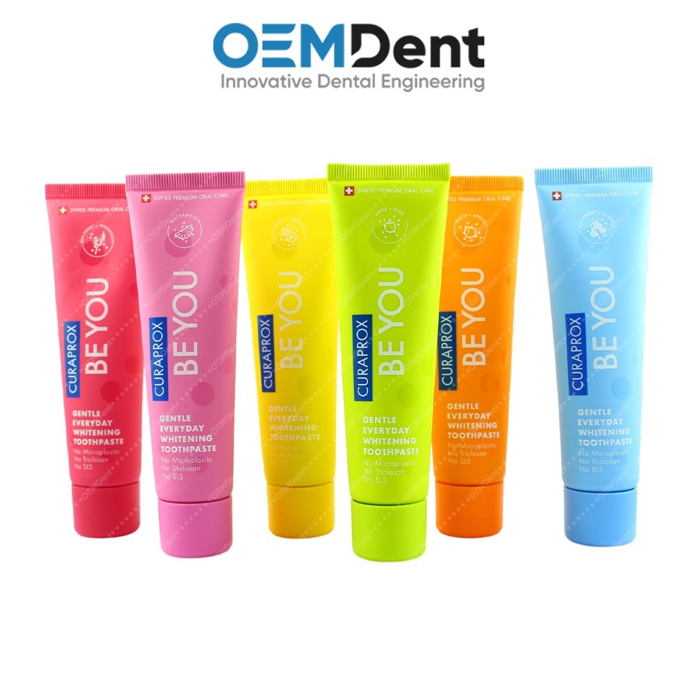 CURAPROX Be You Toothpaste 60ml Daily Oral Care Fluoride SLS Free Choose Flavor