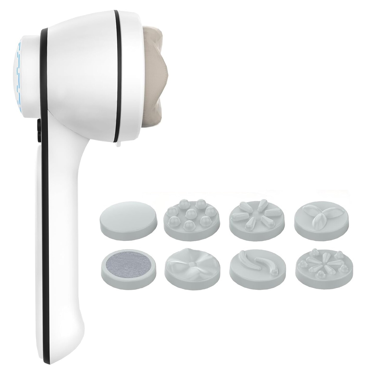 Wireless Electric Massager - Handheld Body Sculptor with 8 Massage Heads