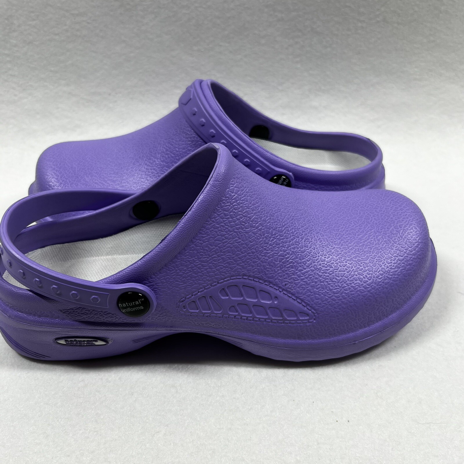 New Natural Uniforms Clogs Shoes Women's Size 8 (39) Purple Medical Leisure