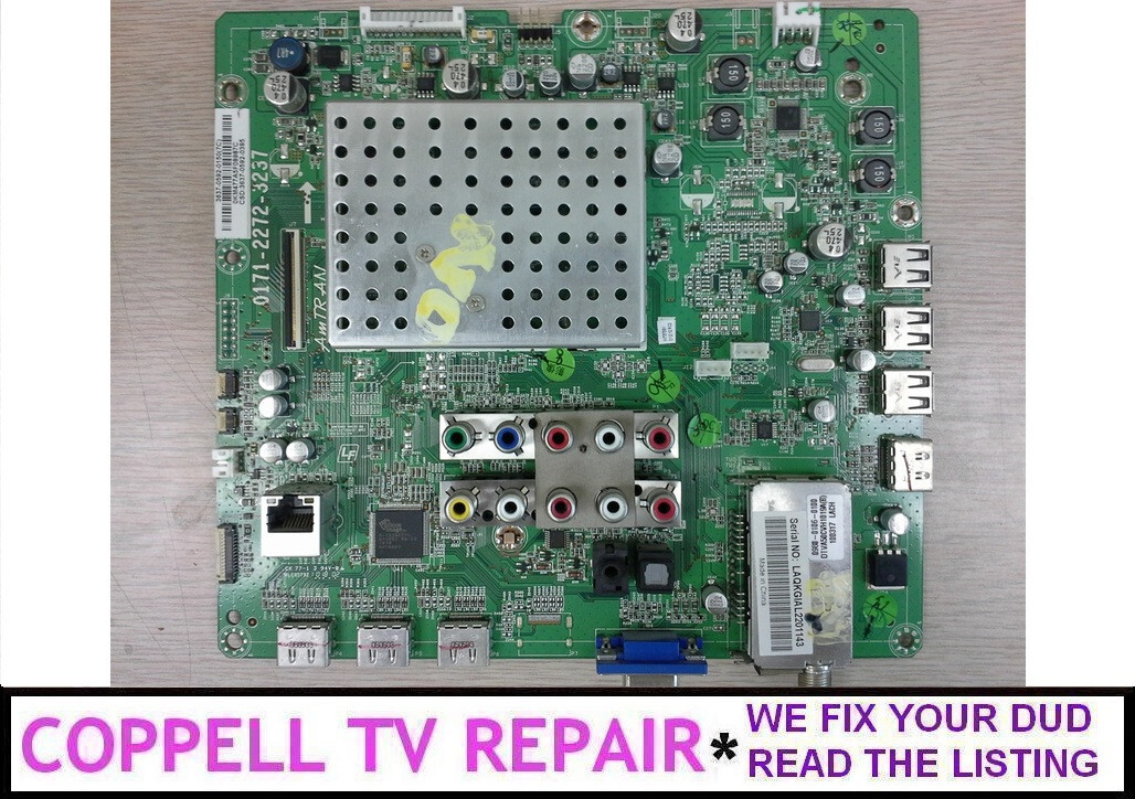 REPAIR SERVICE FOR VIZIO XVT373SV MAIN BOARD 3637-0592-0150 / 3637-0592-0395