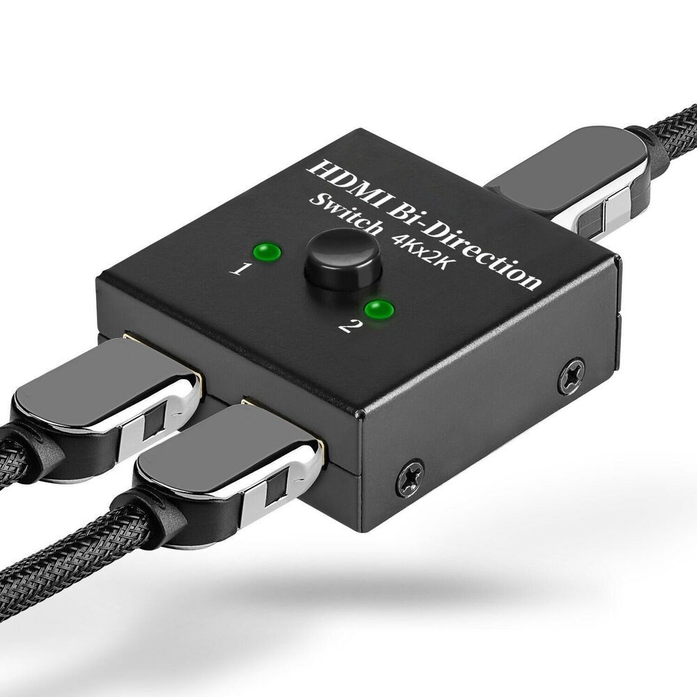 HDMI Switch 2-port 4K Black
