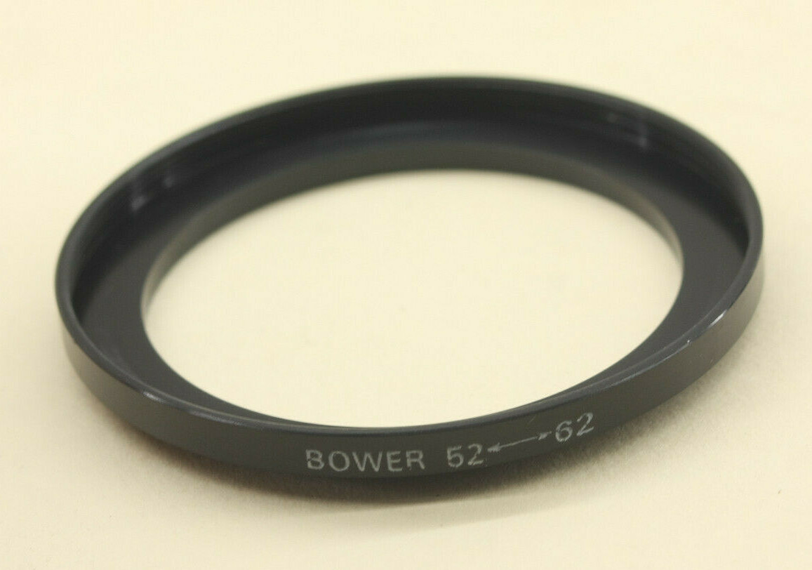 Bower 52mm-62mm Step Up Adapter Ring USED - Y535