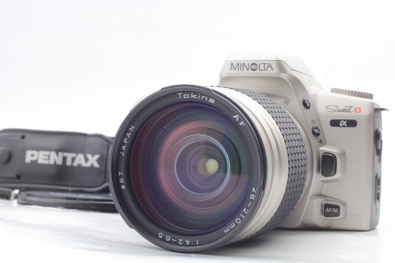 [Exc+5] Minolta Sweet S α W/ Tokina 28‐210㎜ F4.2-6.5 From JAPAN
