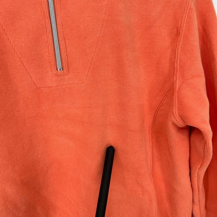 Tommy Bahama Sweater Mens Extra Small Orange Quarter Zip Pullover Sweatshirt