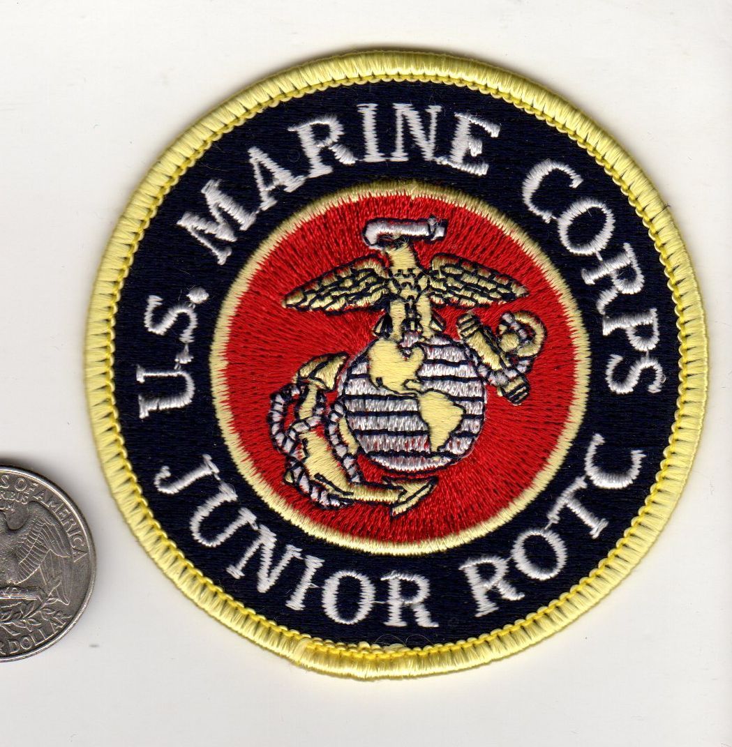 US Marine Corps Junior ROTC Patch SEMPER FIDELIS Eagle Globe & Anchor EGA PATCH