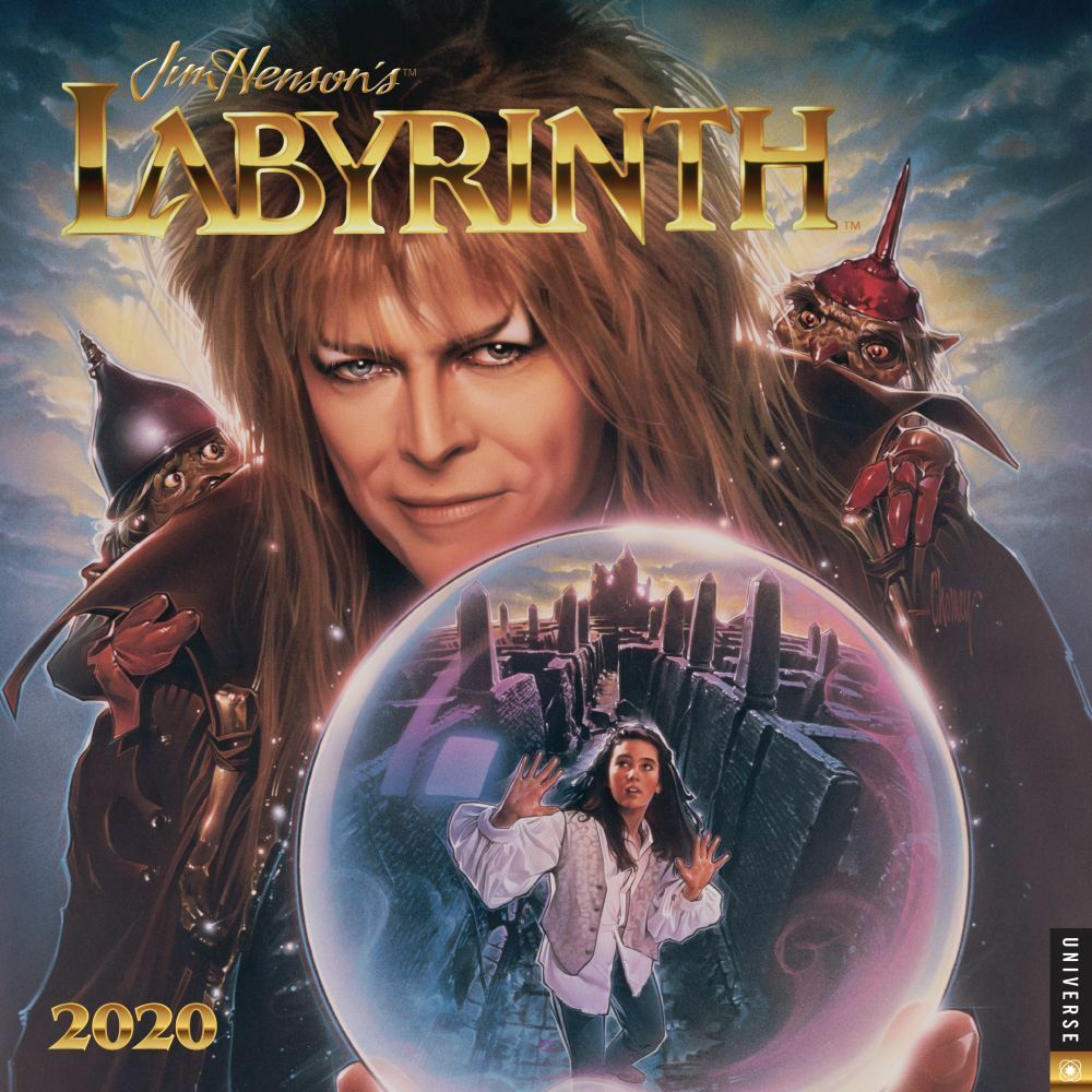Jim Henson's Labyrinth Movie 12 Month 2020 Photo Wall Calendar NEW SEALED