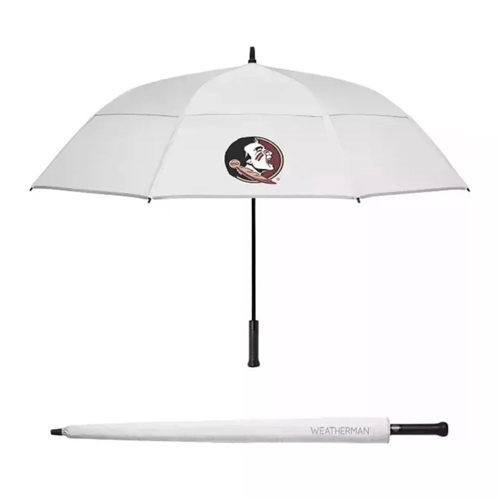 New Weatherman Florida State Seminoles 68” Golf Umbrella  Retail $104