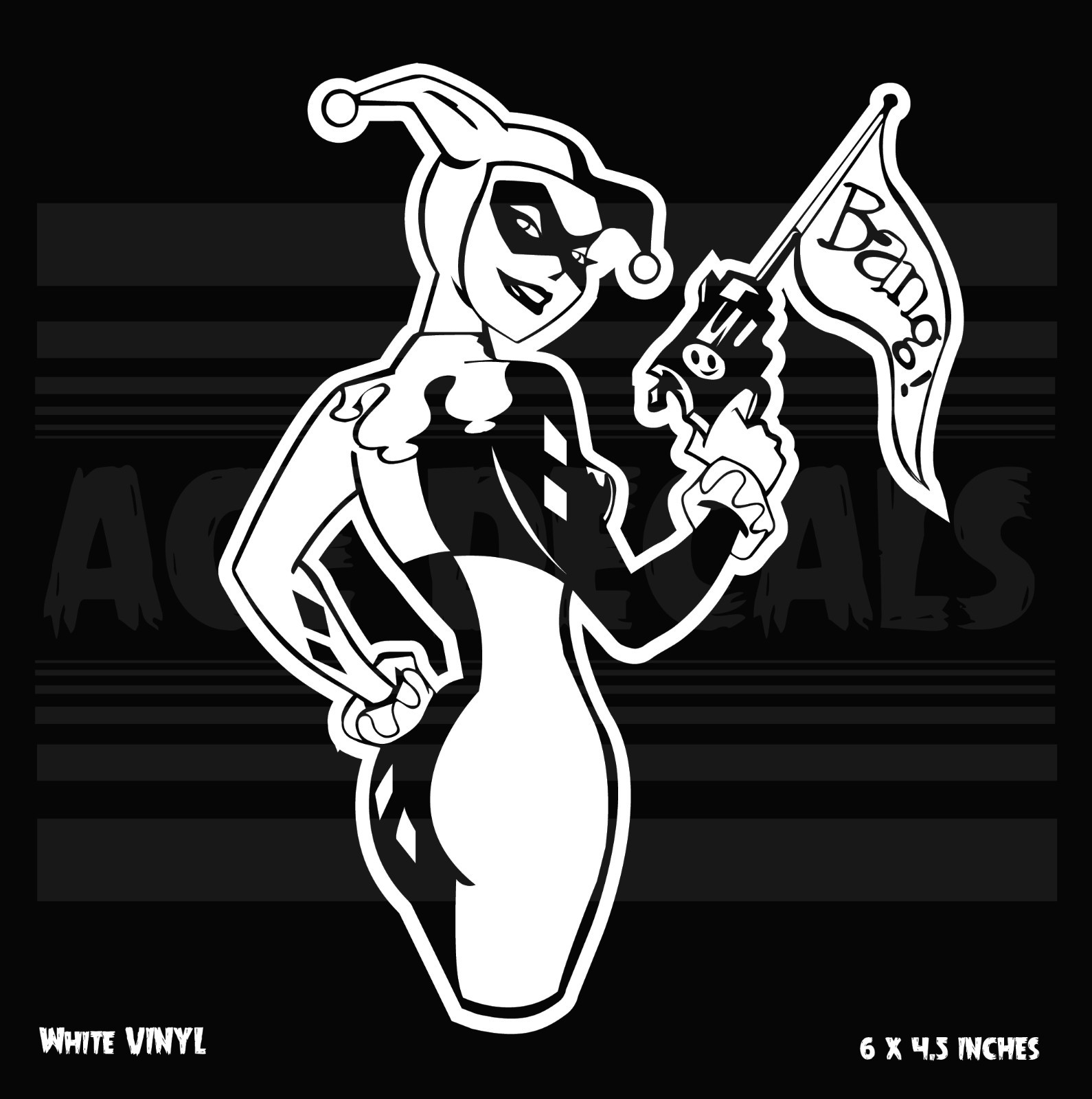 Harley Quinn - BANG! - Comics - Batman - Car Laptop Vinyl decal sticker