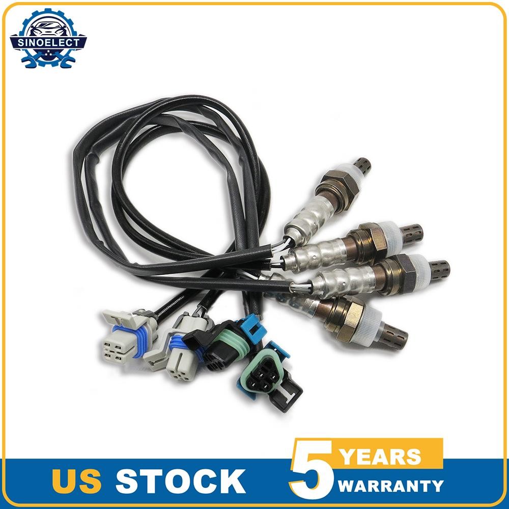 4PCS Up+Down Oxygen Sensor For Chevry Camaro 2010-15 &Corvette 09-2013 6.2L 7.0L