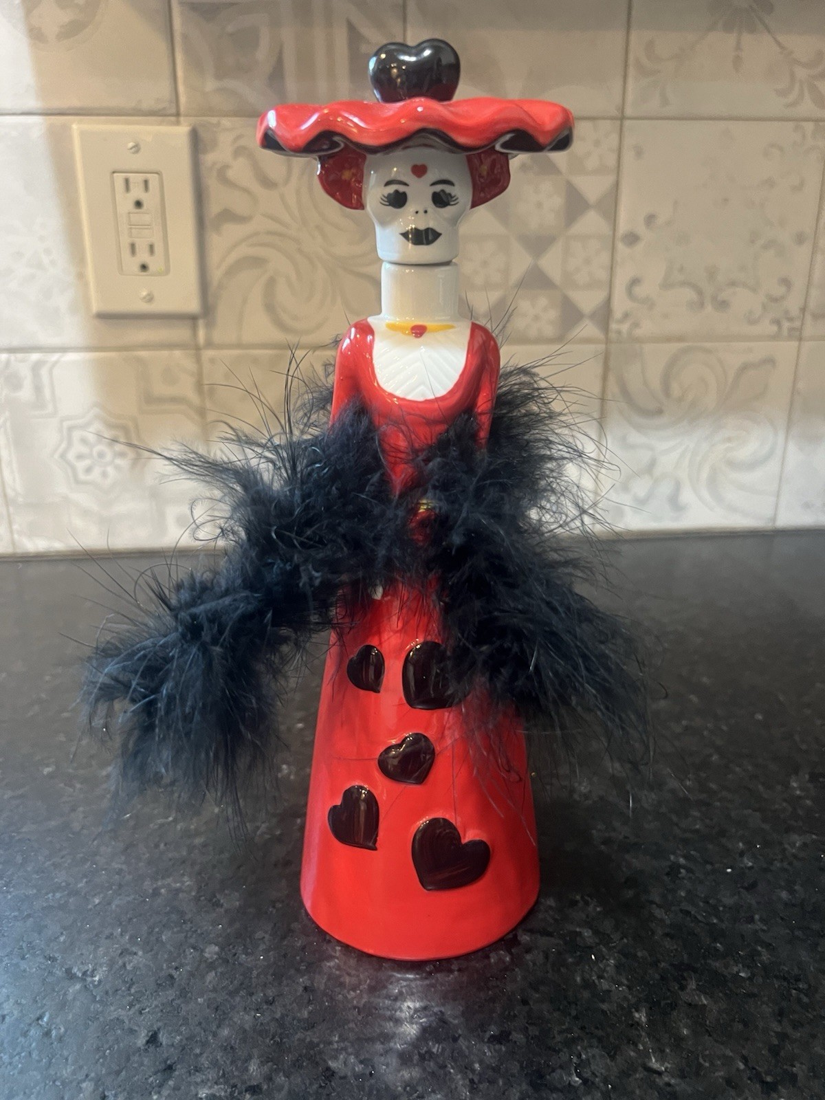 Dona Celia Tequila 750ml "Day of the Dead" Empty Bottle 8"H
