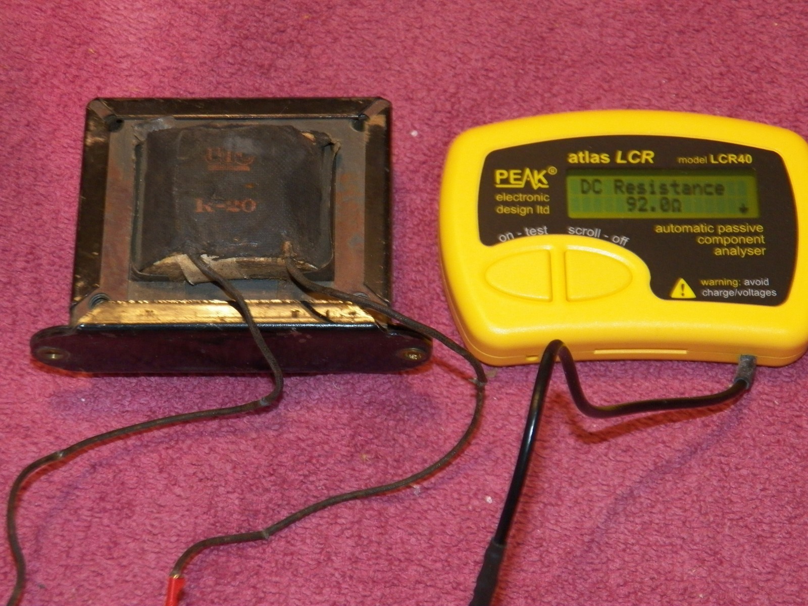 UTC K-20 5 Henry Filter choke.